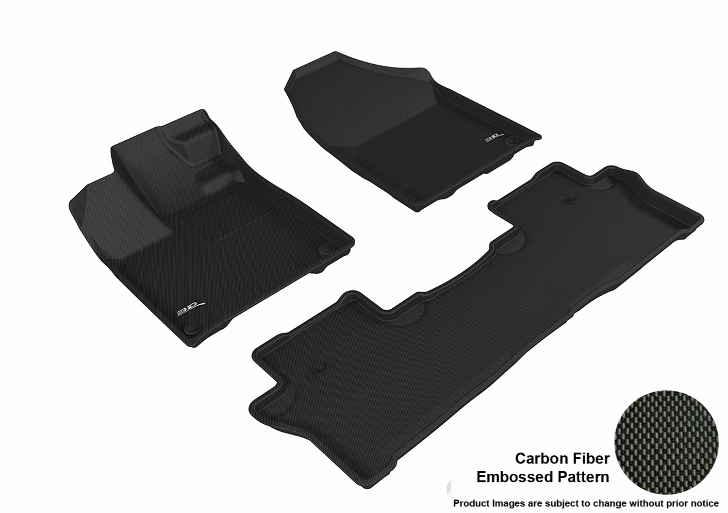 3D MAXpider KAGU Full Set - Black | 2023-2024 Honda Pilot (L1HD13501509)