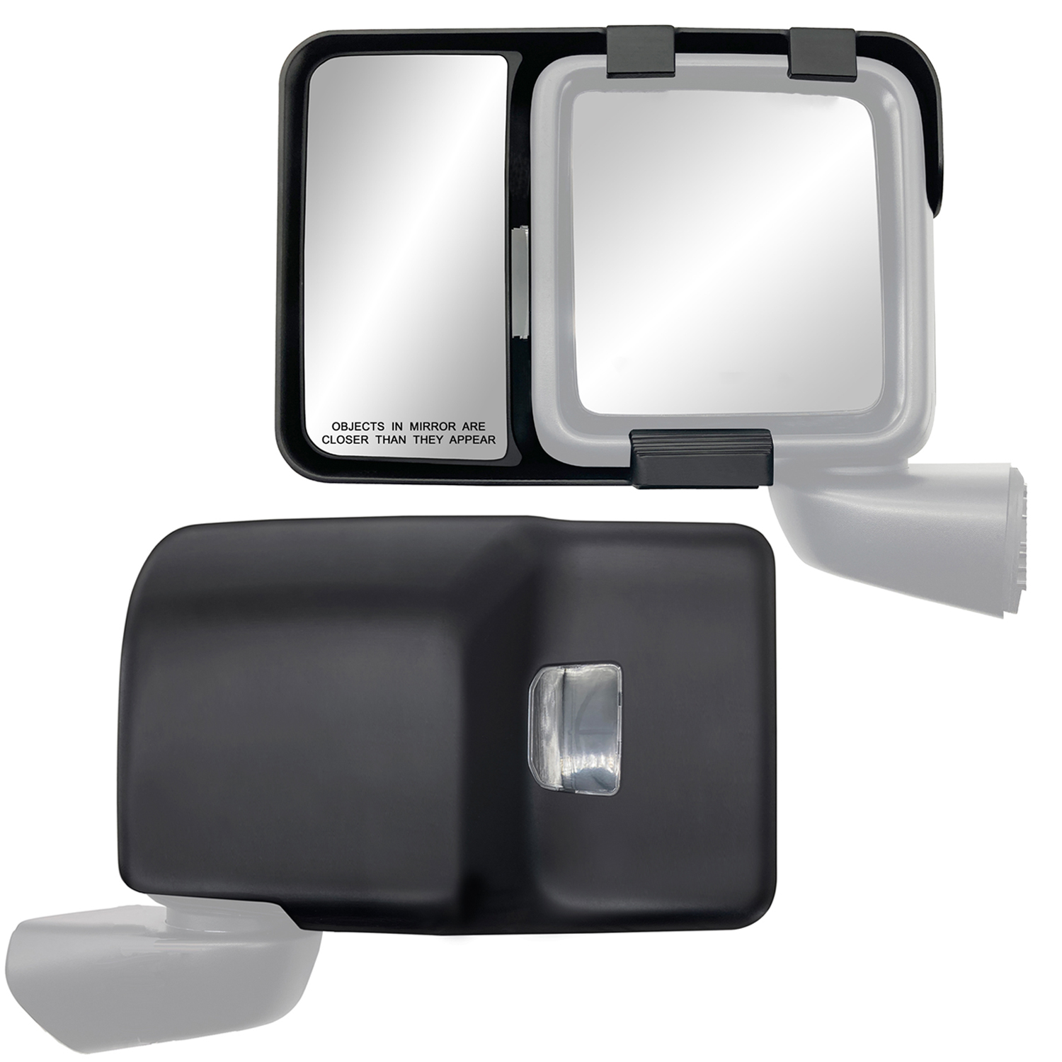 K-Source Custom Fit Towing Mirrors 19-21 Jeep Wrangler, 20-21