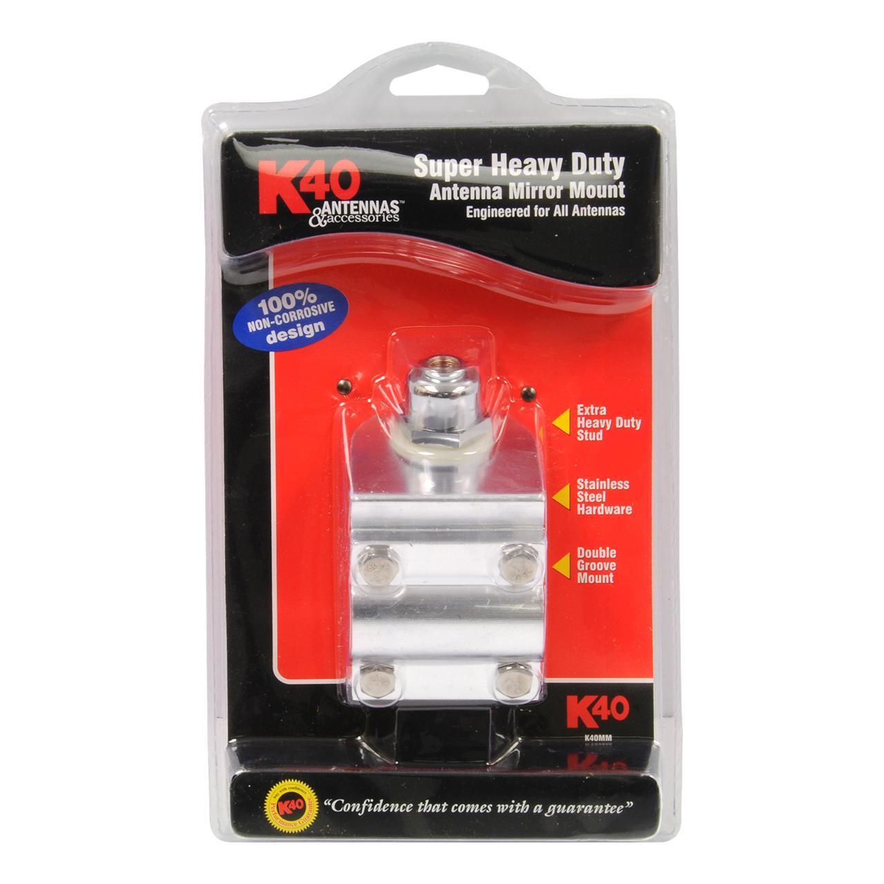 K40 Antennas&Accessories K40MM 60mm 3Way Double Groove Chrome Plated