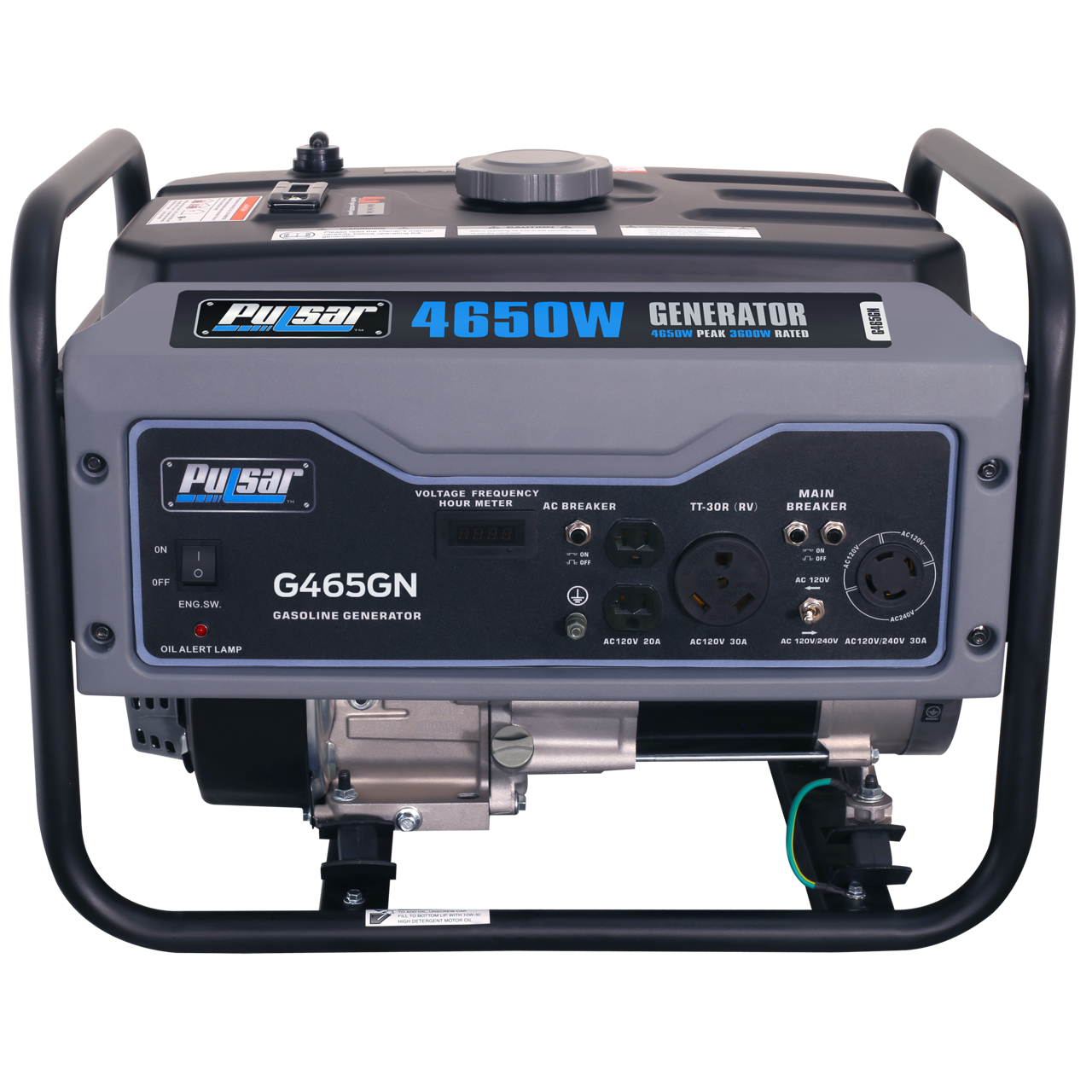 Pulsar Products G465GN 4650W Peak 3600W Rated Portable GasPowered
